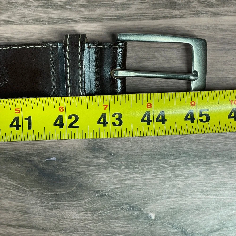 Timberland Mens Brown Leather Belt Size 42